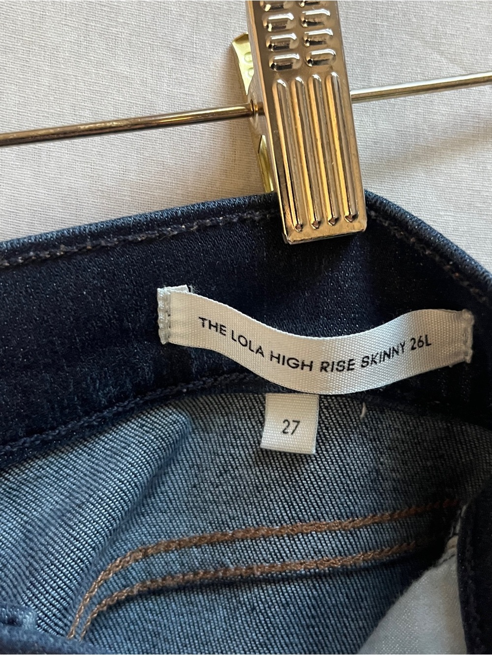 Aritzia Denim Forum The Lola High Rise Skinny Jeans Organic Cotton 27 - Picture 8 of 12